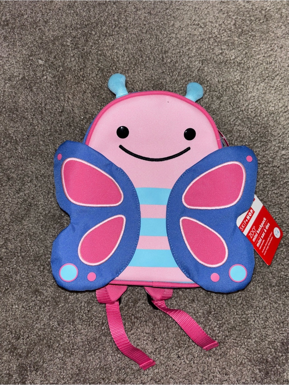 Skip Hop Blue and Pink Butterfly Mini Backpack